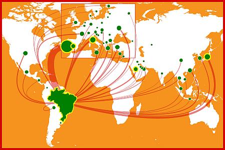 Les footballeurs expatriés dans le monde en 2019